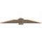 Ekena Millwork Eugene Smooth Timber Gable Bracket, Douglas Fir, 48"W x 8"H x 1 1/2"D x 5 1/2"F, 4/12 Pitch GBW048X08X0206EUG00SDF - alternate 5